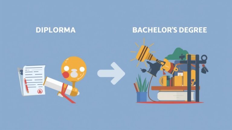 تجسير من دبلوم إلى بكالوريوس كلية المجتمع