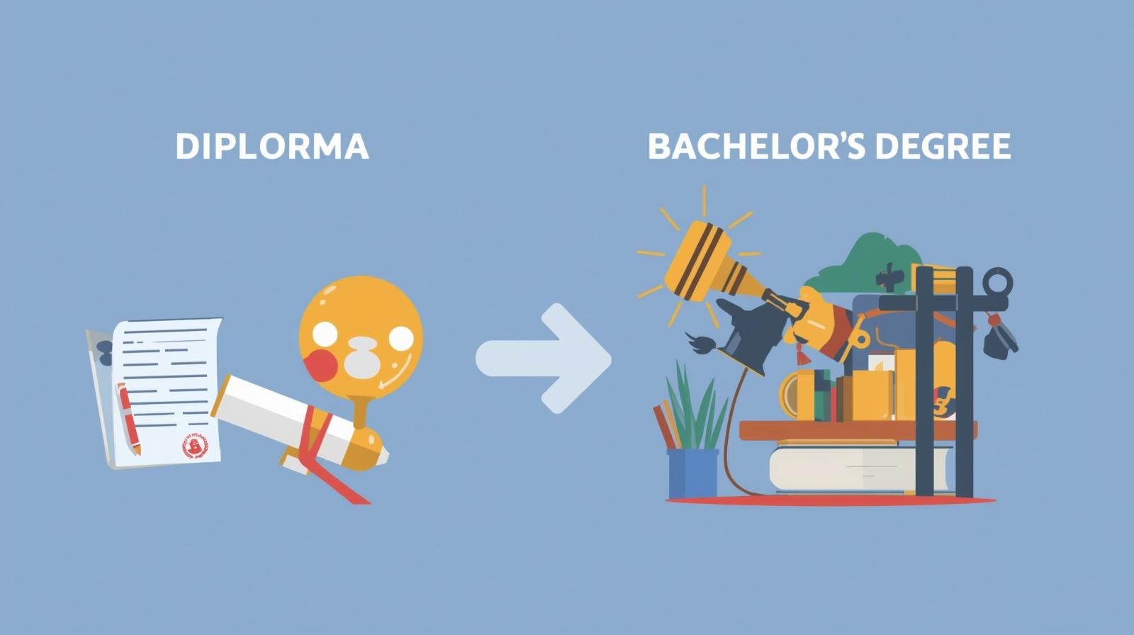 تجسير من دبلوم إلى بكالوريوس كلية المجتمع