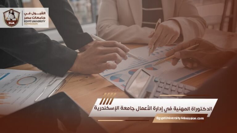 الدكتوراة المهنية في إدارة الأعمال جامعة الإسكندرية