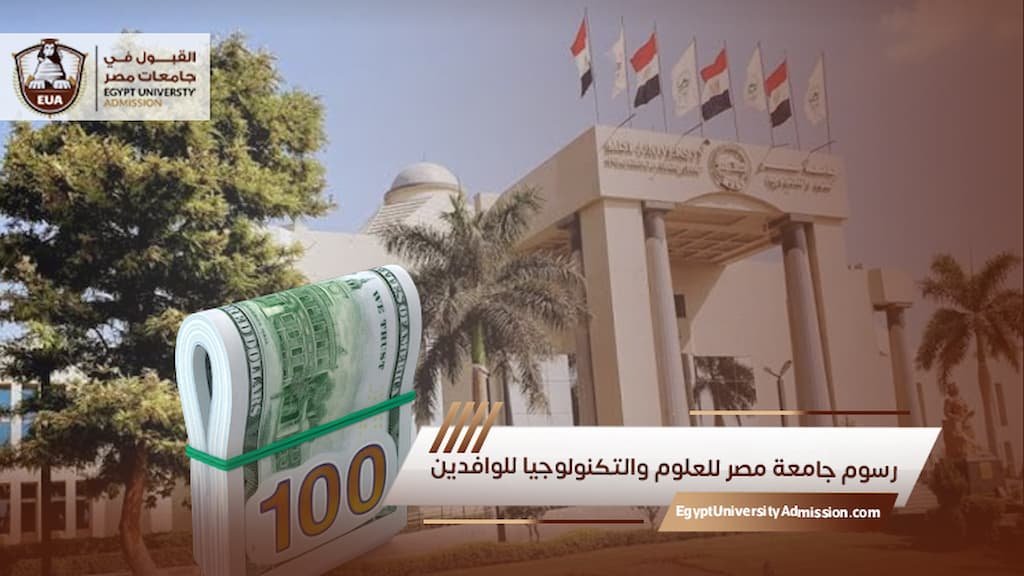 رسوم جامعة مصر للعلوم والتكنولوجيا للوافدين