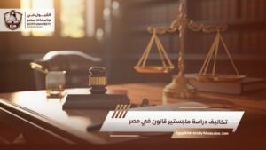 تكاليف دراسة ماجستير قانون في مصر