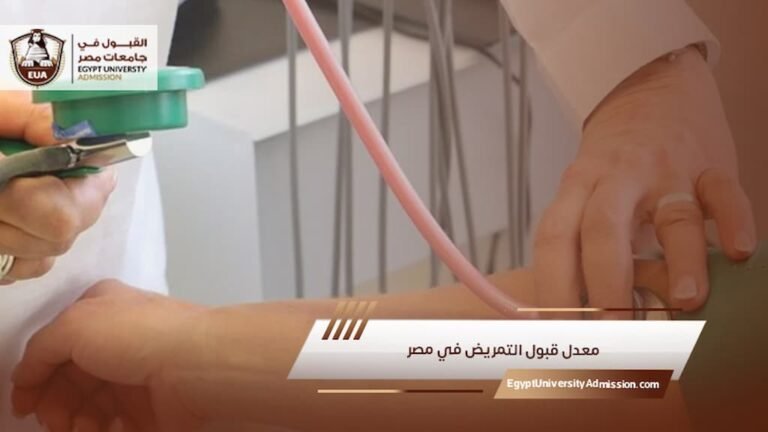 معدل قبول التمريض في مصر
