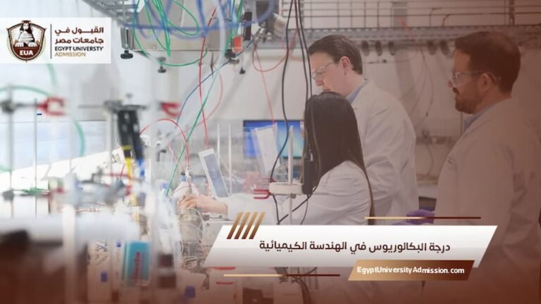 درجة البكالوريوس في الهندسة الكيميائية