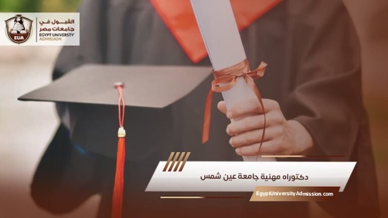 دكتوراه مهنية جامعة عين شمس