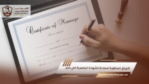 الاوراق المطلوبة لمعادلة الشهادة الجامعية في مصر