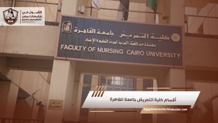 أقسام كلية التمريض جامعة القاهرة