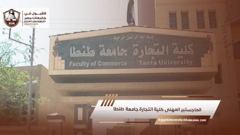 الماجستير المهنى كلية التجارة جامعة طنطا