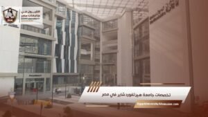تخصصات جامعة هيرتفوردشاير في مصر