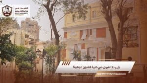 شروط القبول في كلية الفنون الجميلة