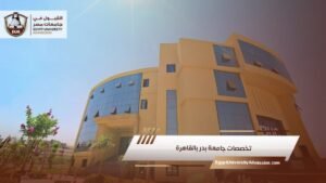 تخصصات جامعة بدر بالقاهرة