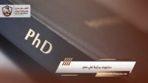 دكتوراه بحثية في مصر